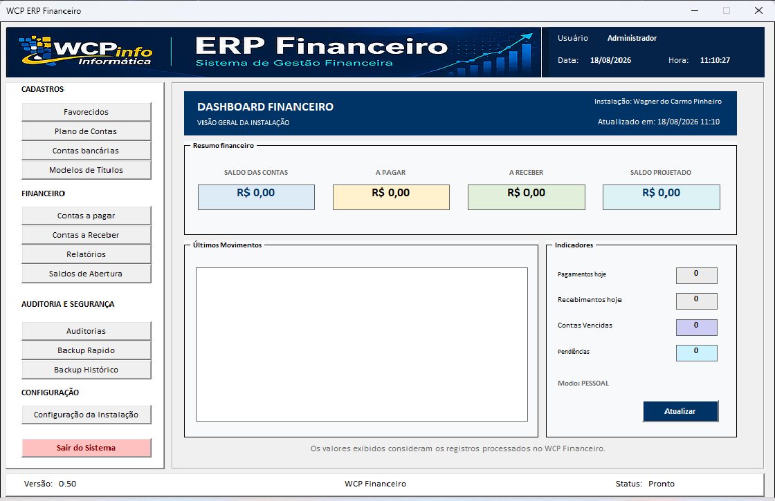 WCP ERP Financeiro